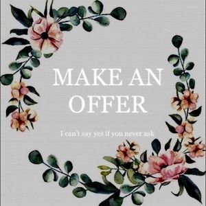 All reasonable offers accepted!!